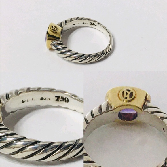 David Yurman Amethyst Ring - Picture 4 of 7